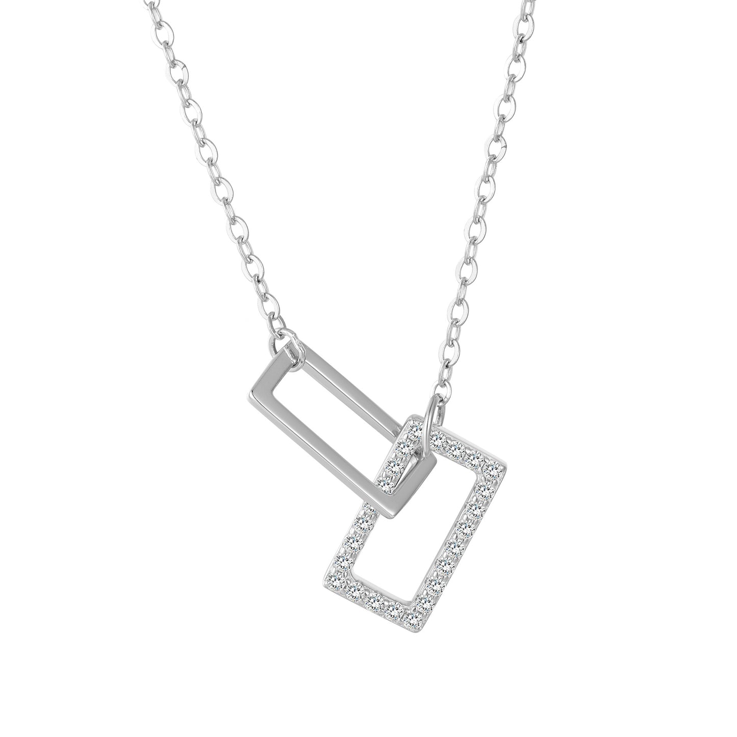 Dual Rectangle Necklace