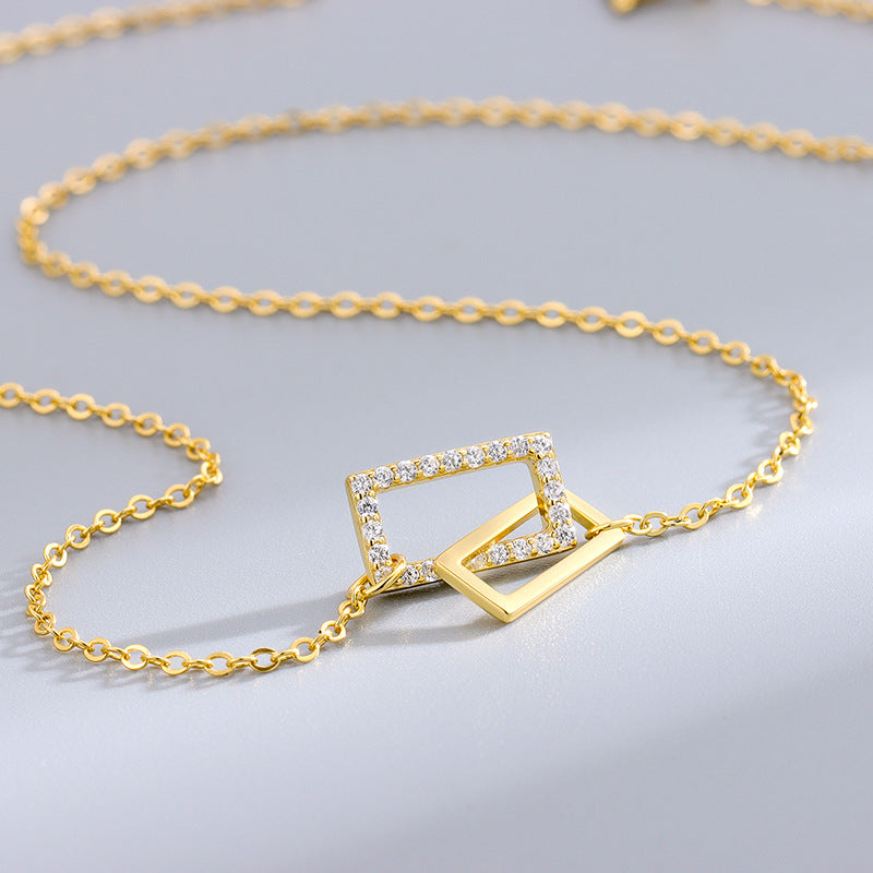 Dual Rectangle Necklace