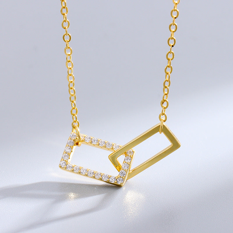 Dual Rectangle Necklace