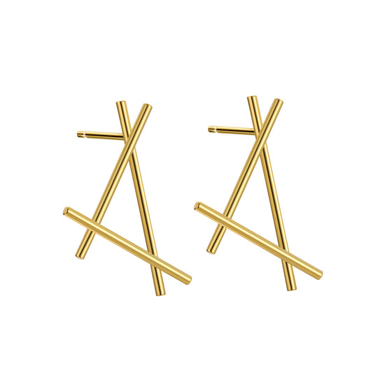 Minimalism Trangle S925 Earring Studs